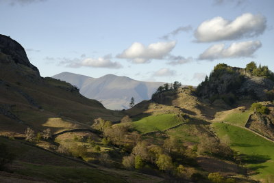 Castle crag from High Scawdel