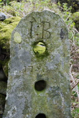 gatepost detail between Stonethwaite & Rosthwaite