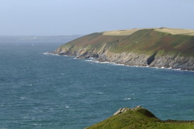 St Anthony's head and across Carrick Roads