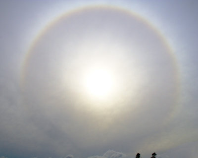 Parhelic ring from Kyle of Lochalsh