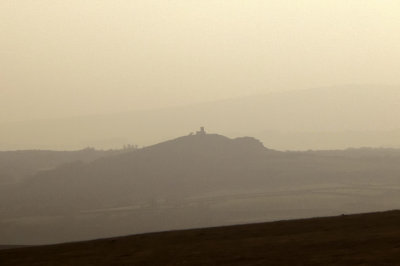 Brentor in a haze, maybe a good reminder to treat Dartmoor as serious orienteering