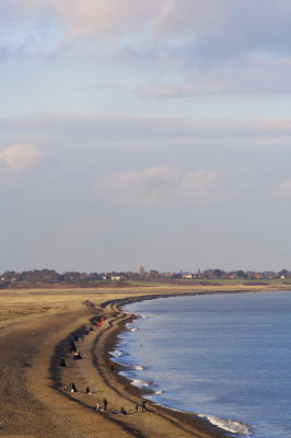 Dunwich beach from near Priory ruins