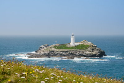 Godrevy Island and lighthouse