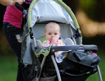 A young spectator