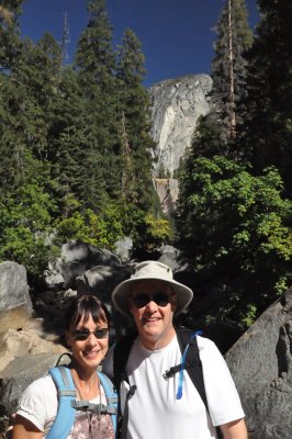 Evelyn and I and Vernal Falls