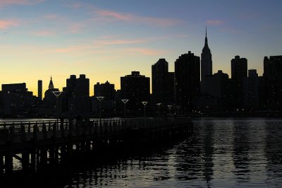  by East River after sunset