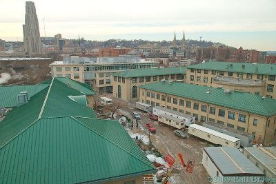 View of west campus (Newell-Simon, Smith, Hamburg Halls and CIC)