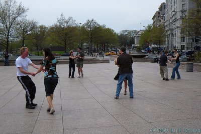 Dancing in Freedom Plaza