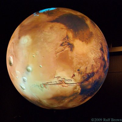 movie on a sphere - Mars