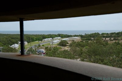 View out the observation tower