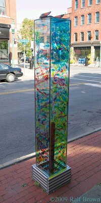 What to do with an old parking meter pole -- make art!