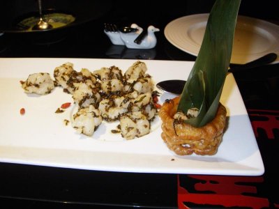 Da Dong Dishes - Sauteed Prawns with Potherb Mustard  1838.jpg