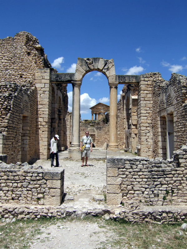 Dougga The Baths View from Inside.jpg
