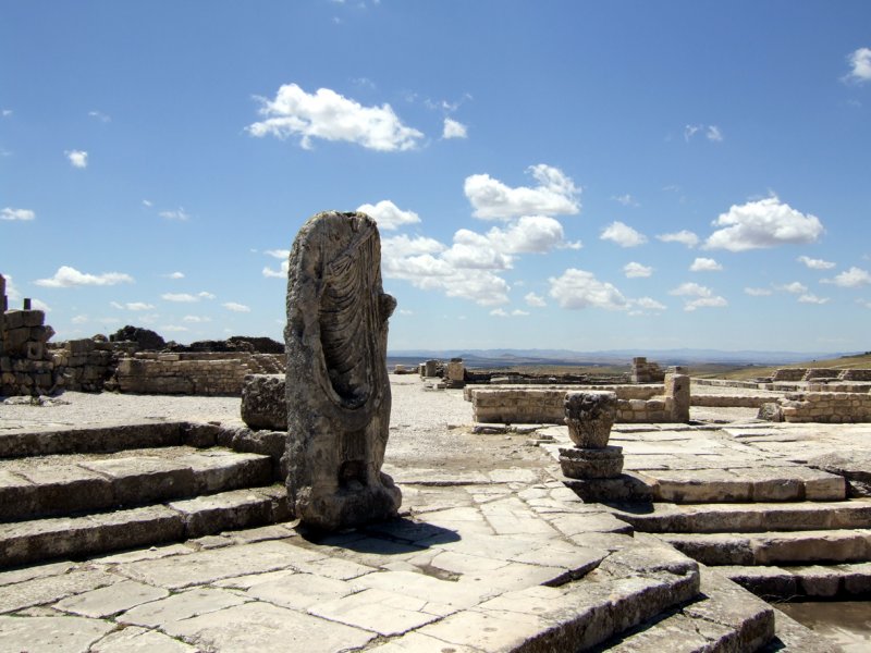 Dougga The Emperors Statue