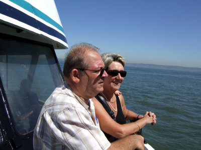 San Francisco - On the ferry from Alcatraz