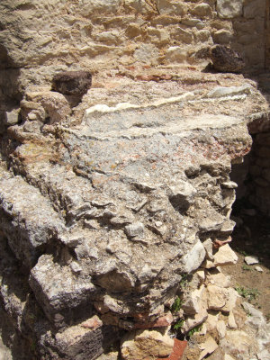 Dougga The Baths Mosaic Crossection.jpg