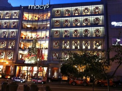 Macys Christmas Decor-San Fran