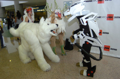 Wolf, Zoid and Deer.