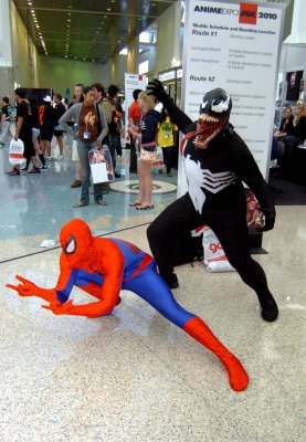 Spiderman and Venom