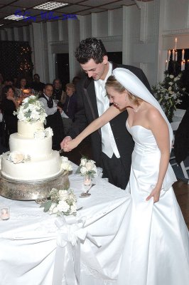 Todd Wedding Reception/The cutting of the cake