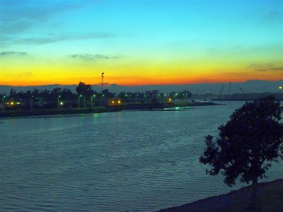 Oakland estuary sunset