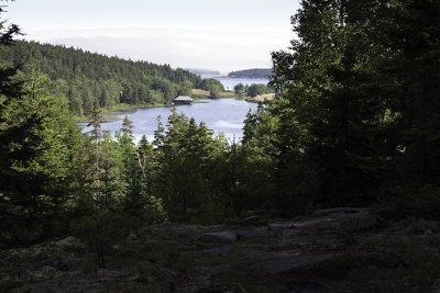 The Boathouse on Little Long Pond from Above #2