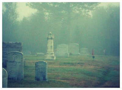 Foggy Morning Graveyard 