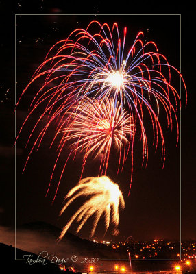 3 Fireworks over Perris, California