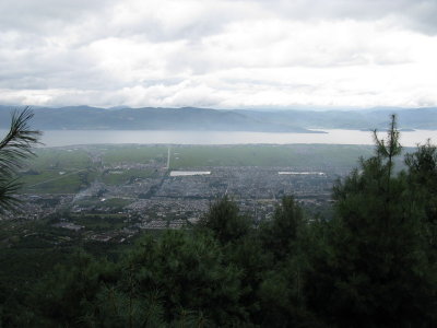 View over Dali to the lake