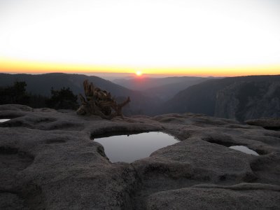 Sunset on Sentinel Dome