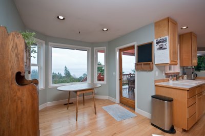 breakfast corner off the kitchen