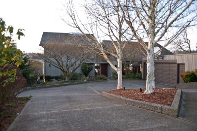 Exterior and driveway