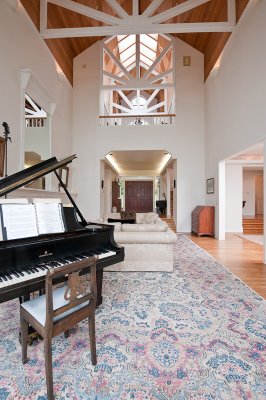 Living room looking at the main entry