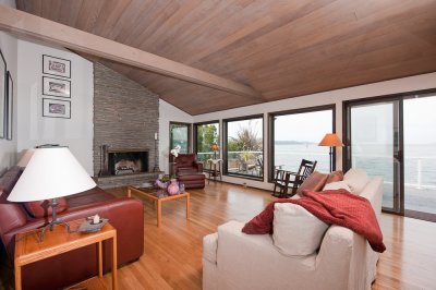 Living room and view
