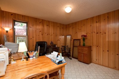 Bedroom used as an office