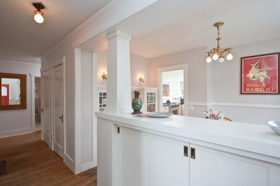 View from main entry, dining area to the right