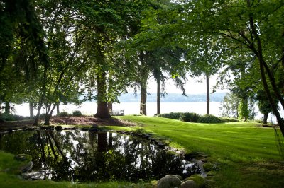 Adjacent lot and view