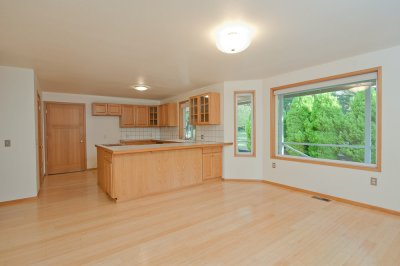 Dining and kitchen areas