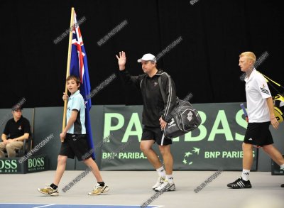 Davis Cup New Zealand vs China at New Plymouth NZ 2008.