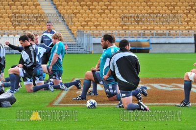 All Blacks Captains Run before AB's vs Ireland rugby union 2010