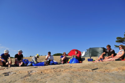 Samling på klippan