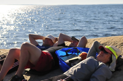 En klippa som gjord för att vila på....