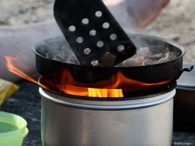 The classic Trangia alcohol stove