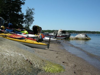 Frsommartur med flaggan i topp. 6-8/6