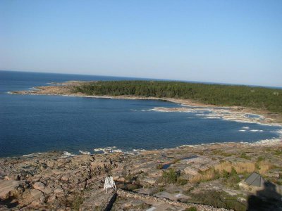 Utsikt frn fyren mot Ramviken