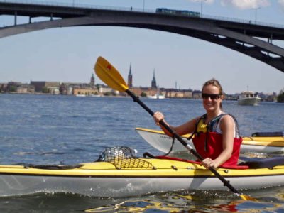 Sara glider frbi vsterbron.