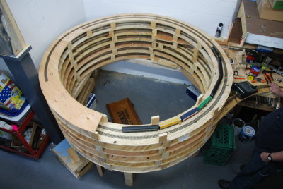 Middle level helix 1/2 way complete. 9/19/12