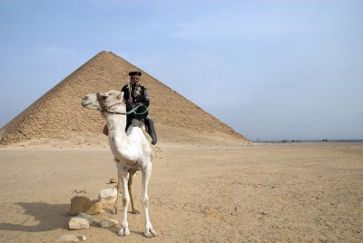 Red Pyramid and Tourism & Antiquities Policeman