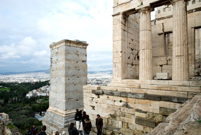 Looking out from the Acropolis