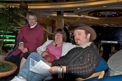 Waiting to go ashore
